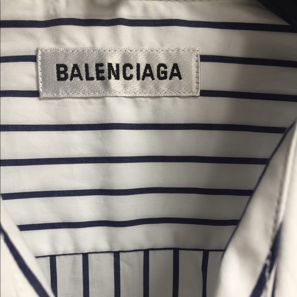 Balenciaga Shirt Blouse Button-Down Brand New with Tag 100% Authentic - Picture 11 of 15